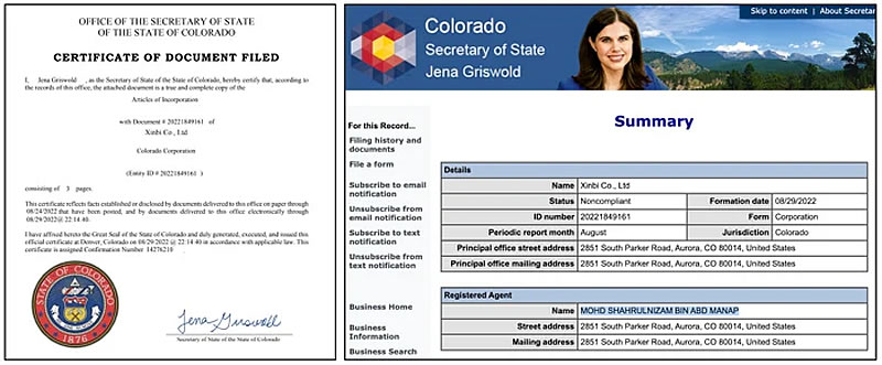 Illicit $8B crypto market Xinbi incorporated in Colorado: Elliptic